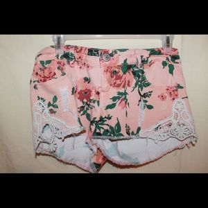 Floral patterned shorts